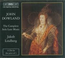 JAKOB LINDBERG / ヤコブ・リンドベルイ / DOWLAND:SOLO-LUTE MUSIC