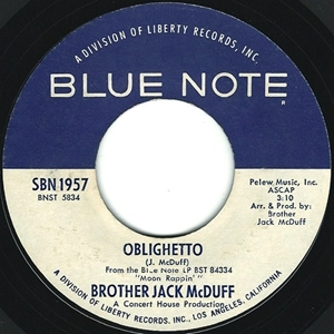 JACK MCDUFF (BROTHER JACK MCDUFF) / ジャック・マクダフ (ブラザー・ジャック・マクダフ) / OBLIGHETTO / THE VIBRATOR (7")