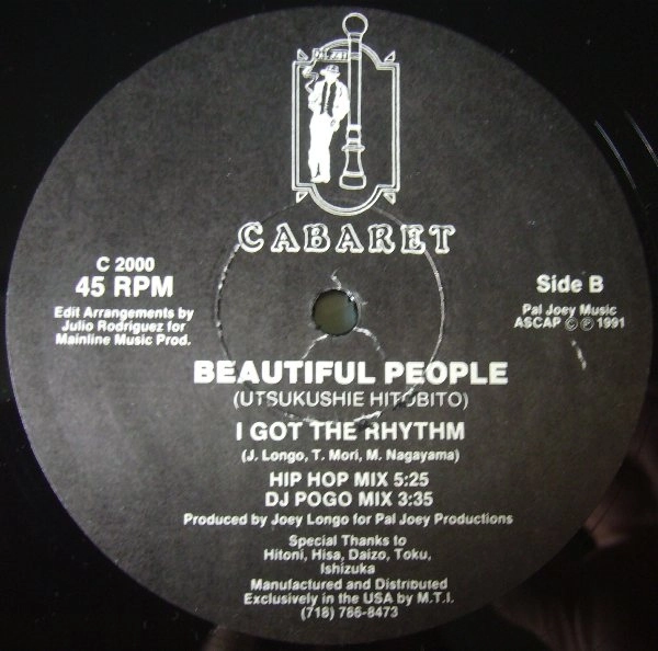 BEAUTIFUL PEOPLE / I GOT THE RHYTHM
