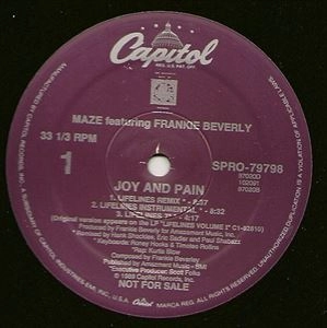 MAZE FEATURING FRANKIE BEVERLY / メイズ・フィーチャリング・フランキー・ビバリー / JOY AND PAIN