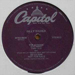 BILLY SQUIER / ビリー・スクワイア / STROKE