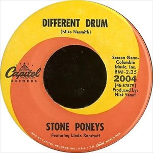 STONE PONEYS / ストーン・ポニーズ / DIFFERENT DRUM / I'VE GOT TO KNOW / DIFFERENT DRUM / IVE GOT TO KNOW