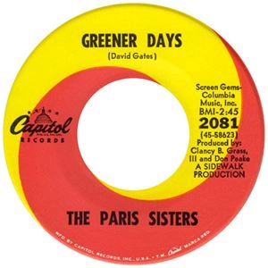 PARIS SISTERS / パリス・シスターズ / GOLDEN DAYS / GREENER DAYS
