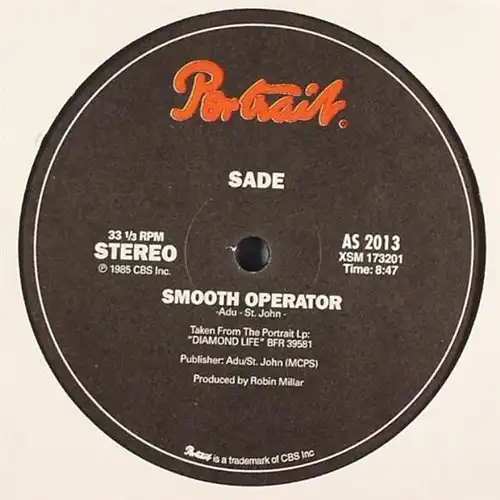 SADE / シャーデー / SMOOTH OPERATOR (REISSUE)