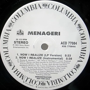 MENAGERI / NOW I REALIZE