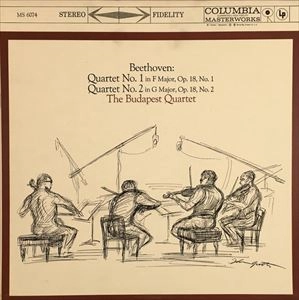 BUDAPEST QUARTET / ブダペスト四重奏団 / BEETHOVEN: QUARTET NO. 1, 2