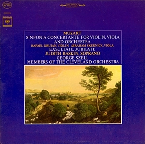 GEORGE SZELL / ジョージ・セル / MOZART: SINFONIA CONCERTANTE FOR VIOLIN, VIOLA AND ORCHESTRA