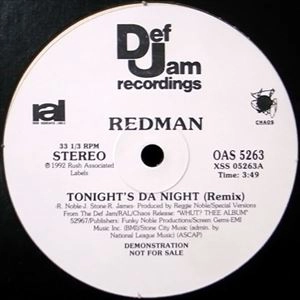 REDMAN / レッドマン / TONIGHT'S DA NIGHT (REMIX)