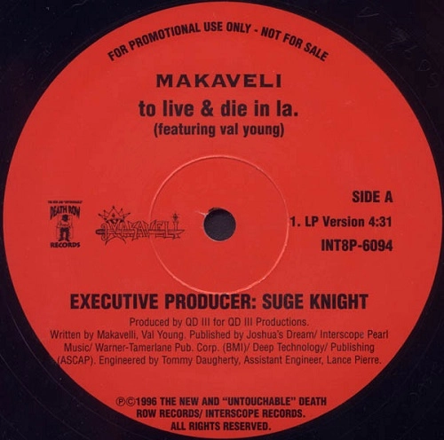 MAKAVELI aka 2PAC / マキャヴェリ / TO LIVE & DIE IN L.A.