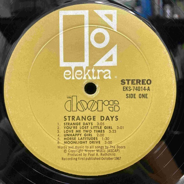 STRANGE DAYS / DOORS / ドアーズ / オールドロック | ディスク