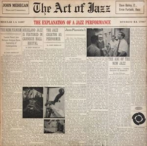 JOHN MEHEGAN / ジョン・ミーガン / ACT OF JAZZ