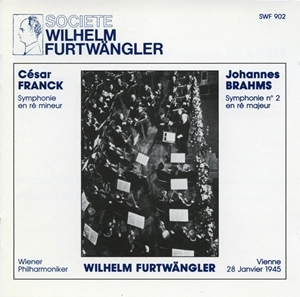 WILHELM FURTWANGLER / ヴィルヘルム・フルトヴェングラー / FRANCK: SYMPHONIE EN RE MINEUR / BRAHMS: SYMPHONIE NO.2