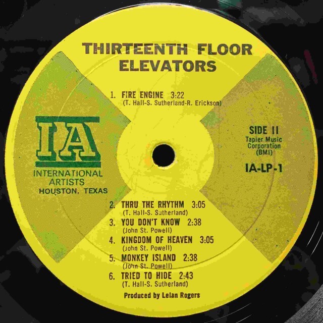 PSYCHEDELIC SOUNDS OF THE 13TH FLOOR ELEVATORS / PSYCHEDELIC
