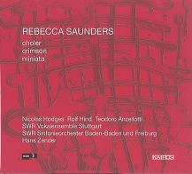 HANS ZENDER / ハンス・ツェンダー / REBECCA SAUNDERS