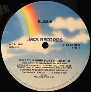 KLIQUE / クリーク / PUMP YOUR RUMP / I CAN'T SHAKE THIS FEELING