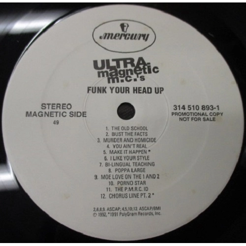 ULTRAMAGNETIC MC'S / ウルトラマグネティックMCズ / FUNK YOUR HEAD UP