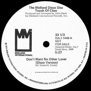 TOUCH OF CLASS / タッチ・オブ・クラス / DON'T WANT NO OTHER LOVER