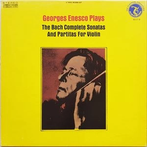 GEORGE ENESCU / ジョルジェ・エネスク / BACH: COMPLETE SONATAS AND PARTITAS FOR VIOLIN