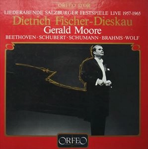 DIETRICH FISCHER-DIESKAU / ディートリヒ・フィッシャー=ディースカウ / LIEDERBENDE SALZBURGER FESTSPIELE LIVE 1957 - 1965