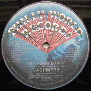 CASHMERE / カシミア / TRY YOUR LOVIN'