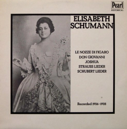ELISABETH SCHUMANN / エリーザベト・シューマン / E.SCHUMANN