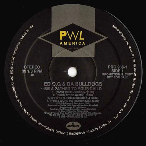 EDO. G & DA BULLDOGS / BE A FATHER TO YOUR CHILD