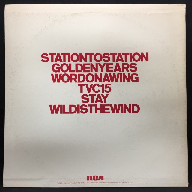 STATION TO STATION / DAVID BOWIE / デヴィッド・ボウイ / オールド