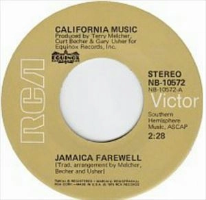 CALIFORNIA MUSIC / カリフォルニア・ミュージック / JAMAICA FAREWELL