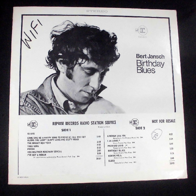 BERT JANSCH / バート・ヤンシュ / BIRTHDAY BLUES
