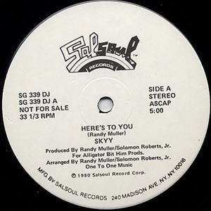 SKYY / スカイ / HERE'S TO YOU