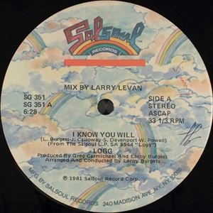 LOGG / ログ / I KNOW YOU WILL