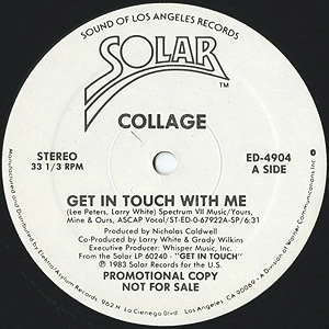 COLLAGE / コラージュ / GET IN TOUCH WITH ME