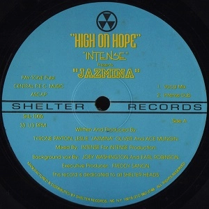 INTENSE PRESENTS JAZMINA / HIGH ON HOPE