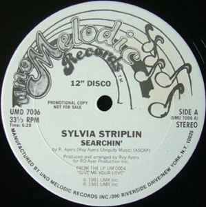 SYLVIA STRIPLIN / シルヴィア・ストリプリン / SEARCHIN'