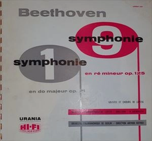 HERMANN ABENDROTH / ヘルマン・アーベントロート / BEETHOVEN: SYMPHONIE NO 9 EN RE MAJEUR OP. 125 / SYMPHONIE NO 1 EN DO MAJEUR OP. 21
