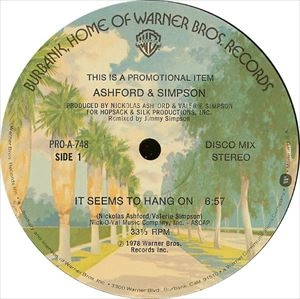 ASHFORD & SIMPSON / アシュフォード&シンプソン / IT SEEMS TO HANG ON
