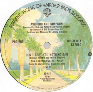 ASHFORD & SIMPSON / アシュフォード&シンプソン / DON'T COST YOU NOTHING