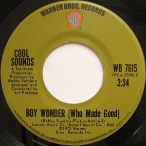 COOL SOUNDS / BOY WONDER (WHO MADE GOOD)