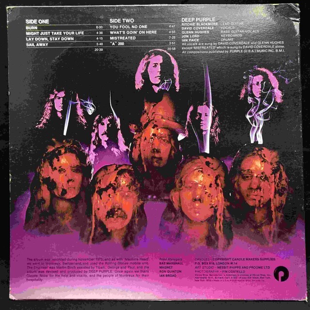 BURN / DEEP PURPLE / ディープ・パープル / ハードロック・ヘヴィ