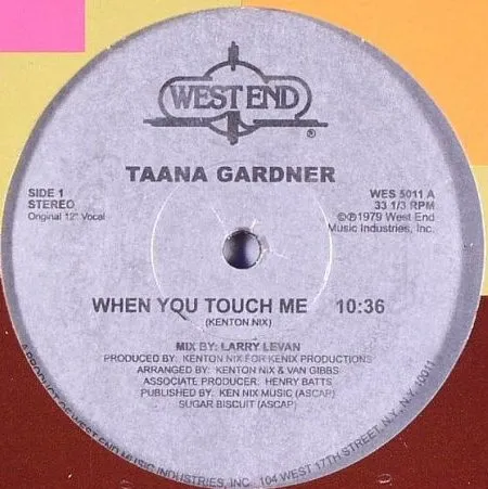 TAANA GARDNER / ターナ・ガードナー / WHEN YOU TOUCH ME