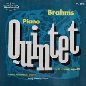 JOERG DEMUS / イエルク・デームス / BRAHMS: PIANO QUINTET
