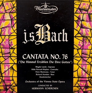 HERMANN SCHERCHEN / ヘルマン・シェルヘン / BACH: CANTATA NO.76