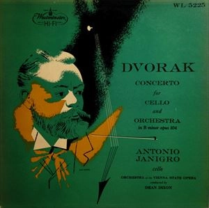 ANTONIO JANIGRO / アントニオ・ヤニグロ / DVORAK: CONCERTO FOR CELLO AND ORCHESTRA