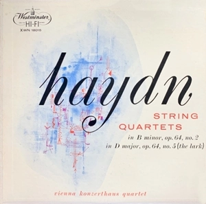 WIENER KONZERTHAUS QUARTETT / ウィーン・コンツェルトハウス四重奏団  / HAYDN: STRING QUARTETS