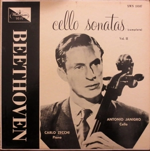 ANTONIO JANIGRO / アントニオ・ヤニグロ / BEETHOVEN:CELLO SONATA NO.2&3