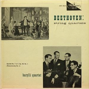 BARYLLI QUARTET / バリリ四重奏団 / BEETHOVEN: STRING QUARTET NO. 7