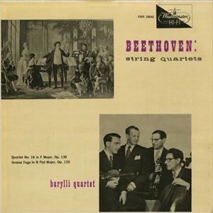 BARYLLI QUARTET / バリリ四重奏団 / BEETHOVEN: STRING QUARTET NO. 16