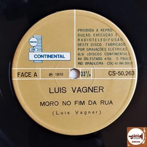 LUIS VAGNER / ルイス・ヴァギネル / MORO NO FIM DA RUA / VIAGEM PARA O SUL