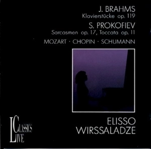 ELISO VIRSALADZE / エリソ・ヴィルサラーゼ / BRAHMS: KLAVIERSTUCKE OP.119 / PROKOFIEV: SARCASMEN OP.17, TOCCATA OP.11