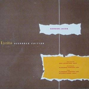 IRIS LOVERIDGE / JACOB: PIANO SONATA DIVERTIMENTO ELEGY